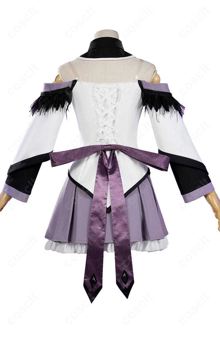 暁美ほむら コスプレ衣装 背面デザイン 〈ワルプルギスの廻天〉 背部リボン付き仕様