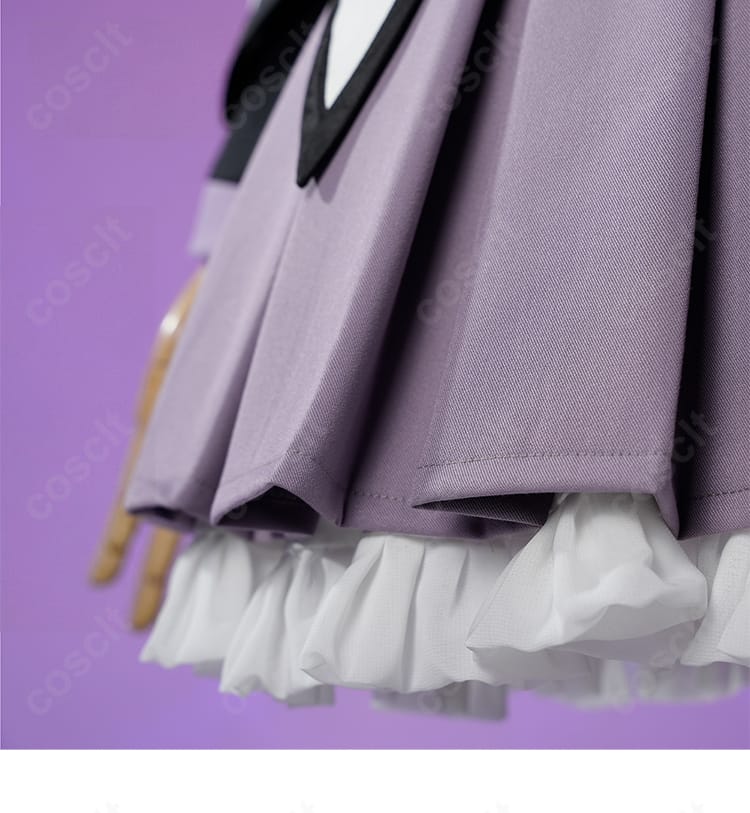 暁美ほむら コスプレ衣装 スカート裾装飾ディテール 〈ワルプルギスの廻天〉 撮影映えするデザイン