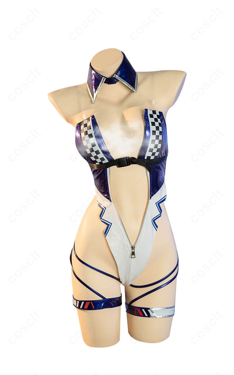 アズールレーン エセックス スタートライン・スプラッシュ コスプレ衣装 正面全体図|フィット感とデザインを確認