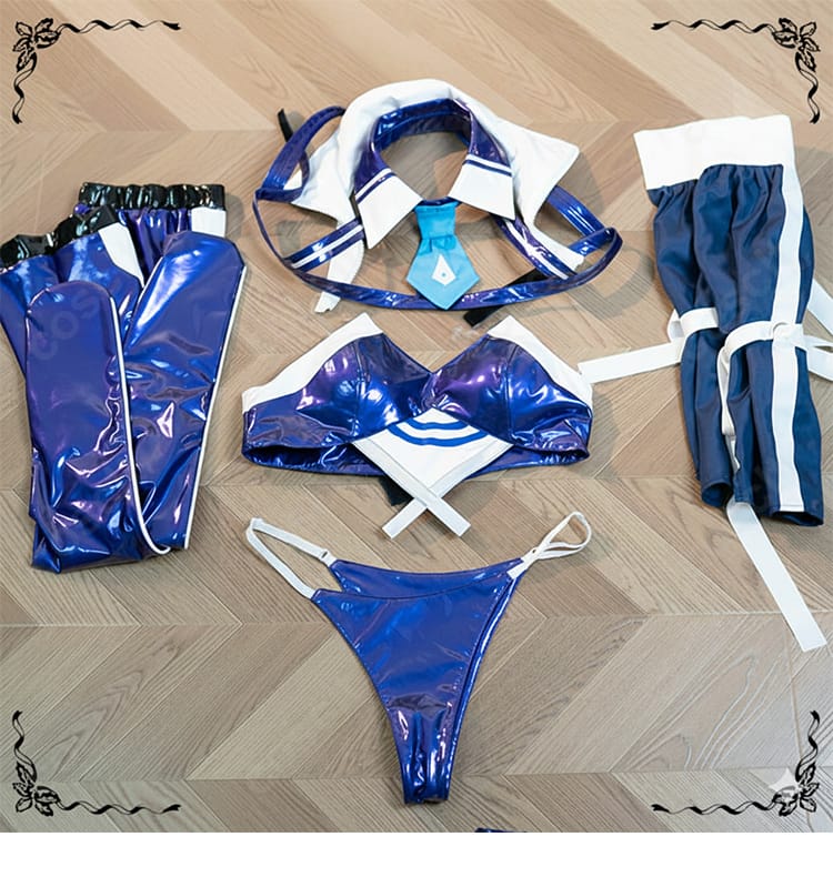 アズールレーン ニュージャージー ブラック・プレリュード コスプレ衣装 セット内容|トップス・ショーツなど一式