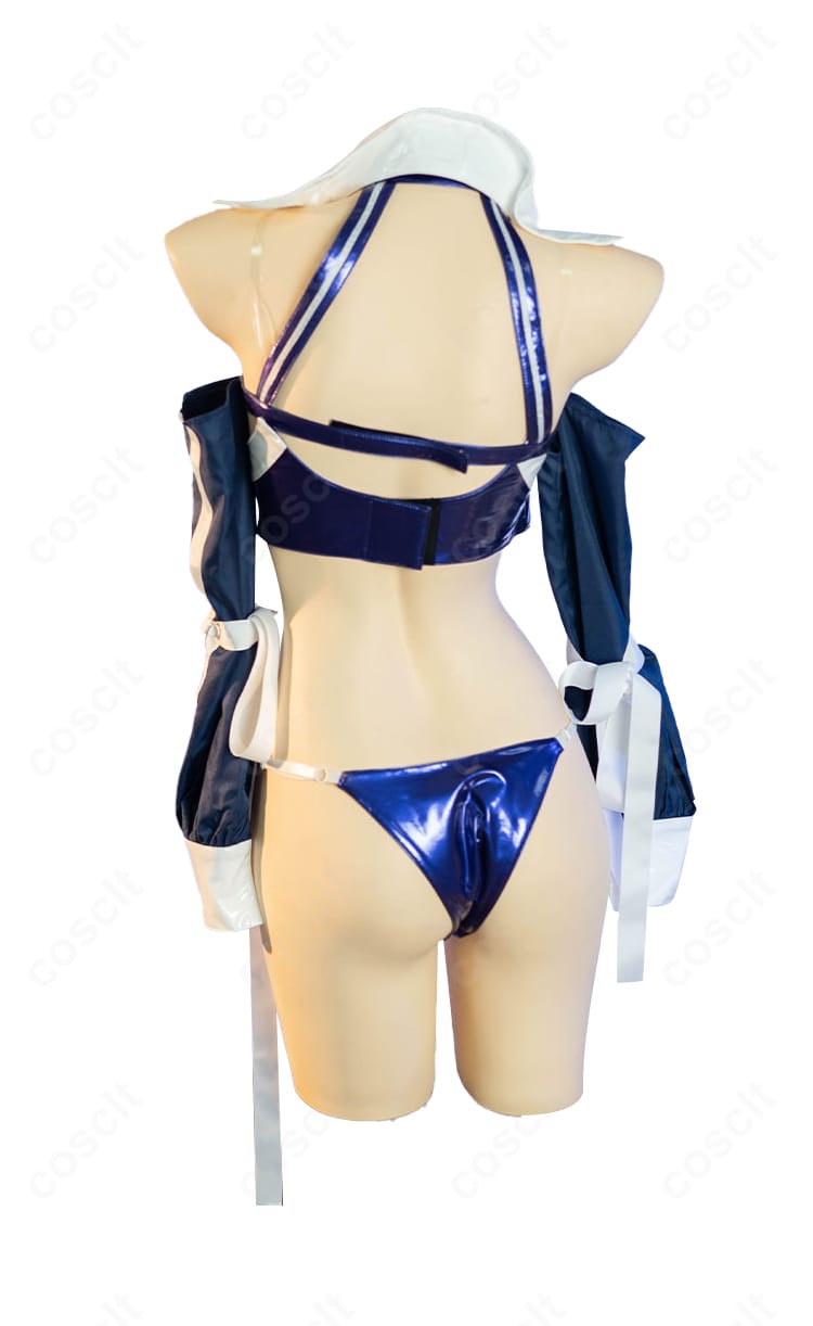 アズールレーン ニュージャージー ブラック・プレリュード コスプレ衣装 背面|大胆でセクシーなバックデザイン