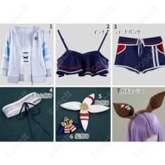 ウマ娘 シュヴァルグラン 夏凪ネイビードロップ 勝負服・水着 コスプレ衣装 - 7枚目の画像（サムネイル）