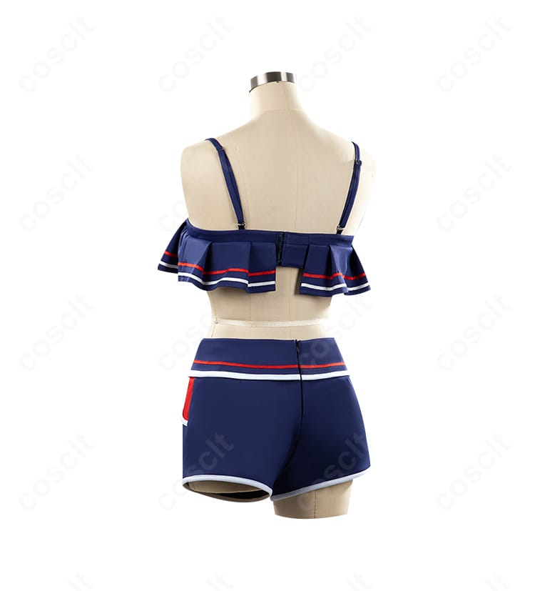 シュヴァルグラン 夏凪ネイビードロップ コスプレ衣装 背面装飾ディテール詳細