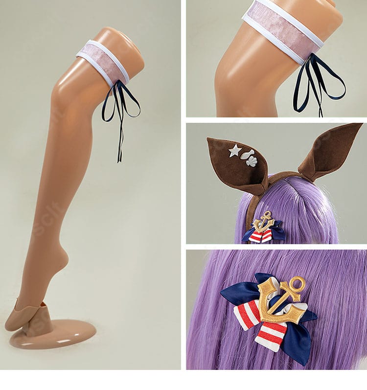 シュヴァルグラン 夏凪ネイビードロップ コスプレ衣装 アクセサリー・髪飾り細部