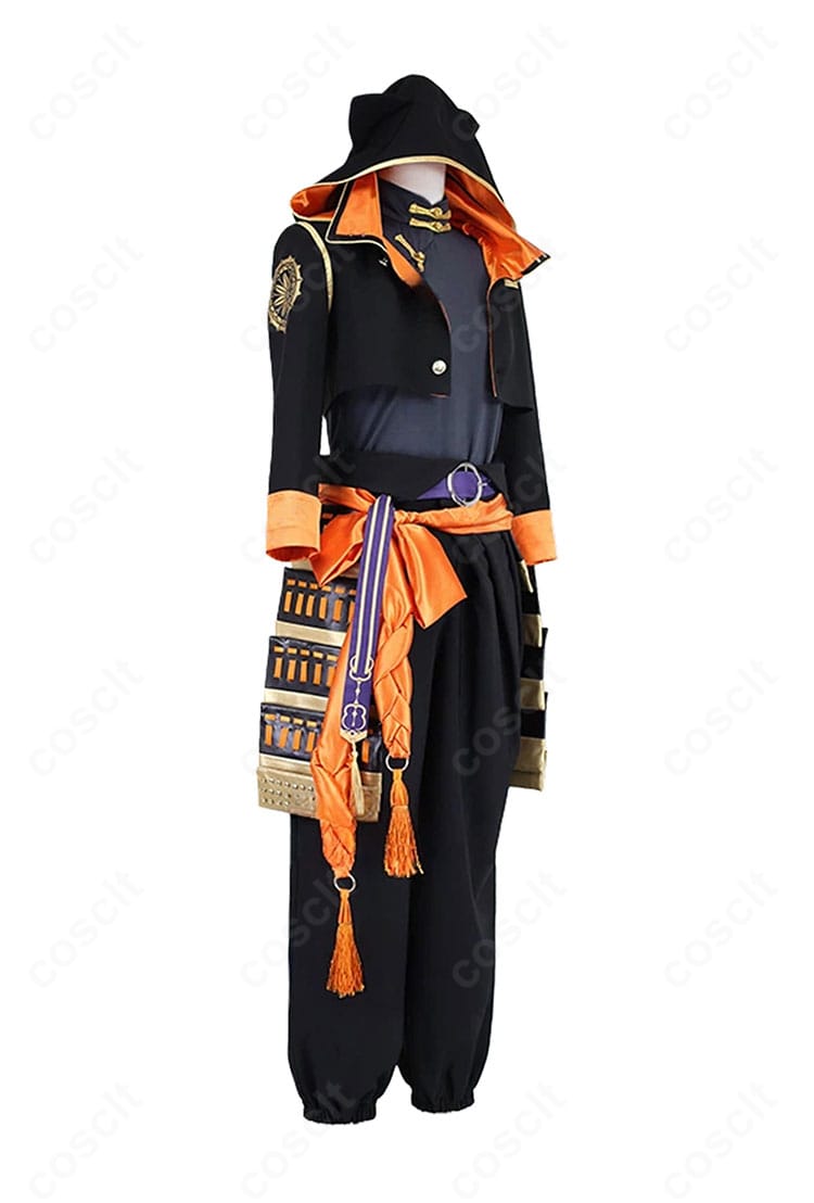 刀剣乱舞ONLINE 火車切広光 コスプレ衣装 側面シルエット 動きやすさも意識