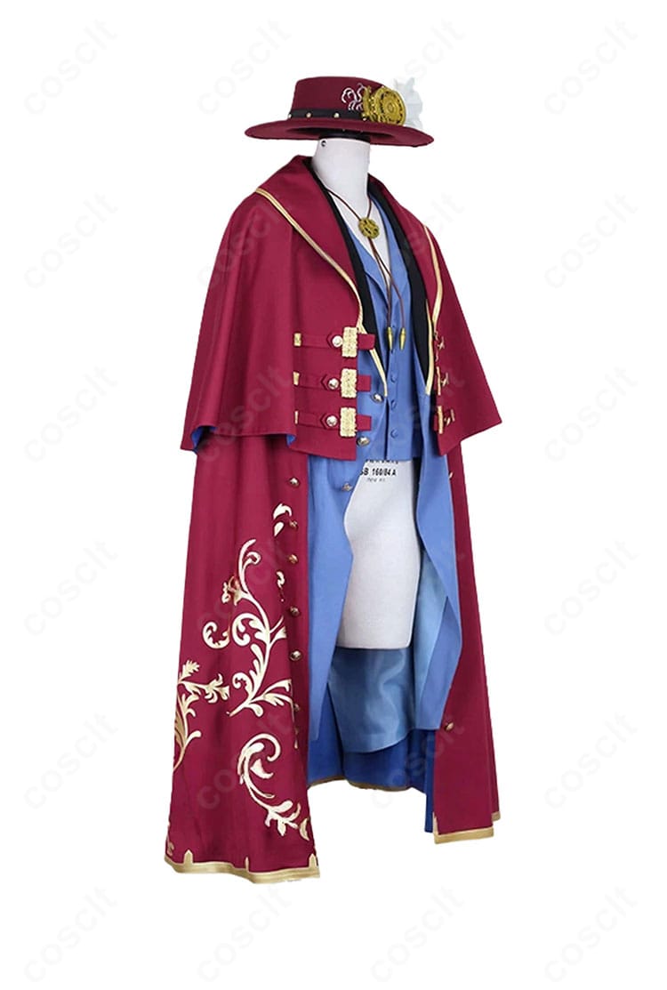 終末のワルキューレ ジャック・ザ・リッパー コスプレ衣装 側面デザイン マントとコートのライン