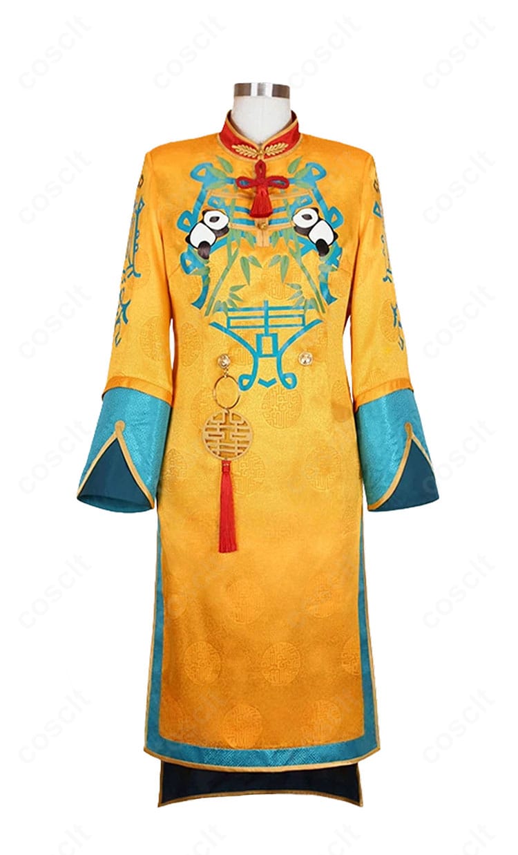 ヒプノシスマイク 白膠木簓 あっつあつ～の大成功！ コスプレ衣装 正面デザイン 全体シルエット