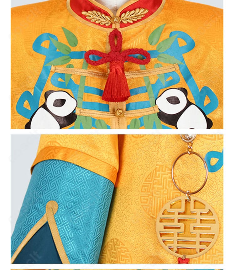 ヒプマイ 白膠木簓 コスプレ衣装 領口・衣袖装飾 細部までこだわった仕上がり