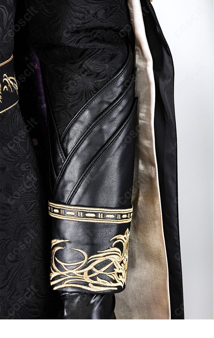 恋と深空 セイヤ コスプレ衣装 衣袖装飾ディテール 暗夜に沈む星 世界観を引き立てる仕上がり