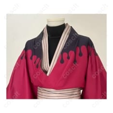 鬼滅の刃 童磨（上弦の弐）万世極楽教 教祖 着物コスプレ衣装 和装フルセット - 3枚目の画像（サムネイル）