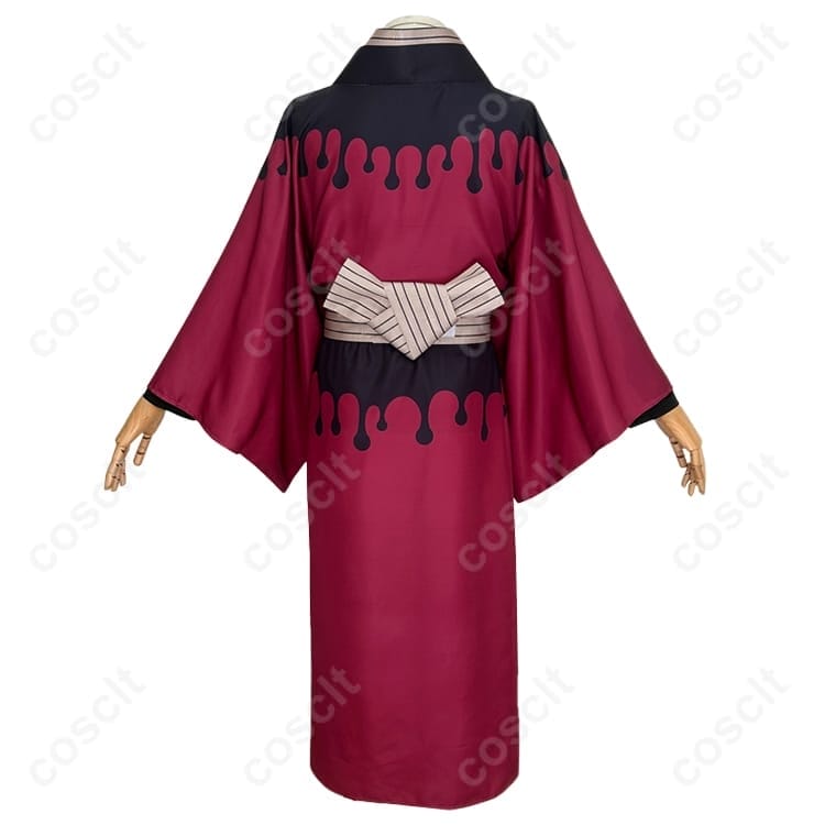 鬼滅の刃 童磨（上弦の弐）万世極楽教 教祖 着物コスプレ衣装 和装フルセット - 2枚目の画像