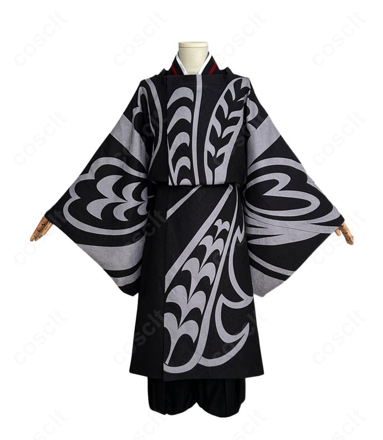 鬼滅の刃 鬼舞辻無惨 平安時代コスプレ衣装 正面デザイン 貴族装束の雰囲気を再現
