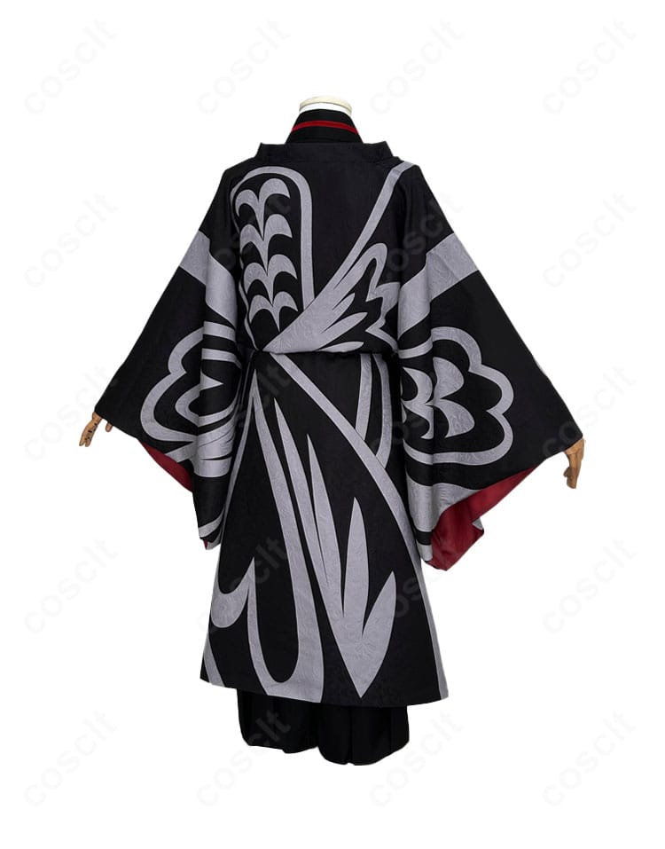鬼滅の刃 無惨様 平安時代 貴族装束 コスプレ衣装 背面シルエット 落ち着いた佇まい