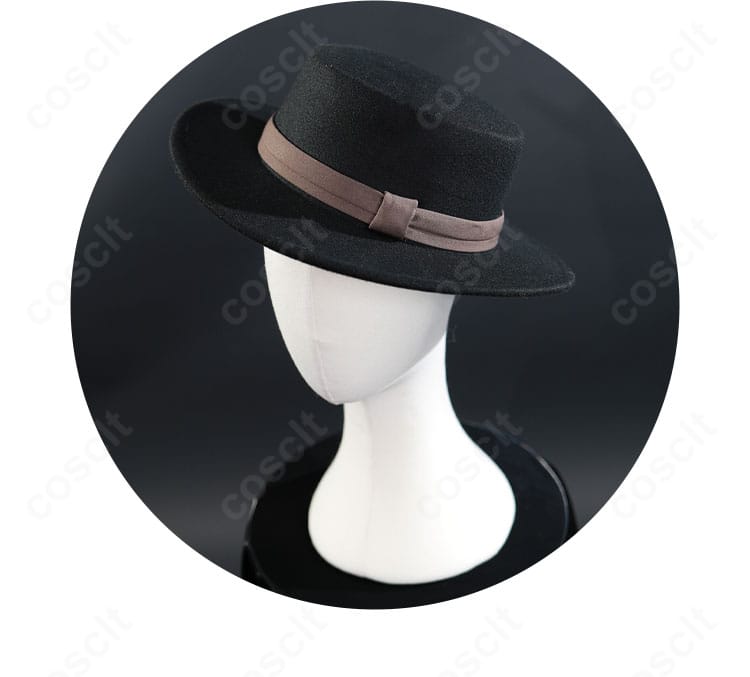 中原中也 BEAST コスプレ衣装 帽子アクセサリー細部 マフィア幹部風デザイン