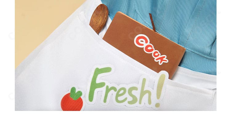 ボンボン 秘密のコック コスプレ衣装 围巾装饰 素材感アップ