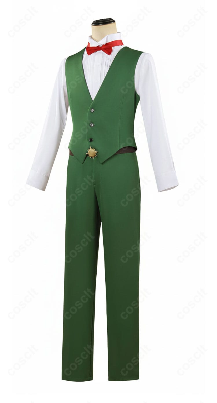 七つの大罪 エスカノール ライオン・シン コスプレ衣装 側面シルエット 細身ライン