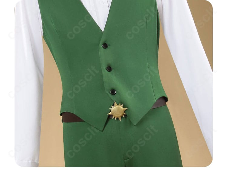 七つの大罪 エスカノール コスプレ衣装 腰回り装飾 デザイン詳細