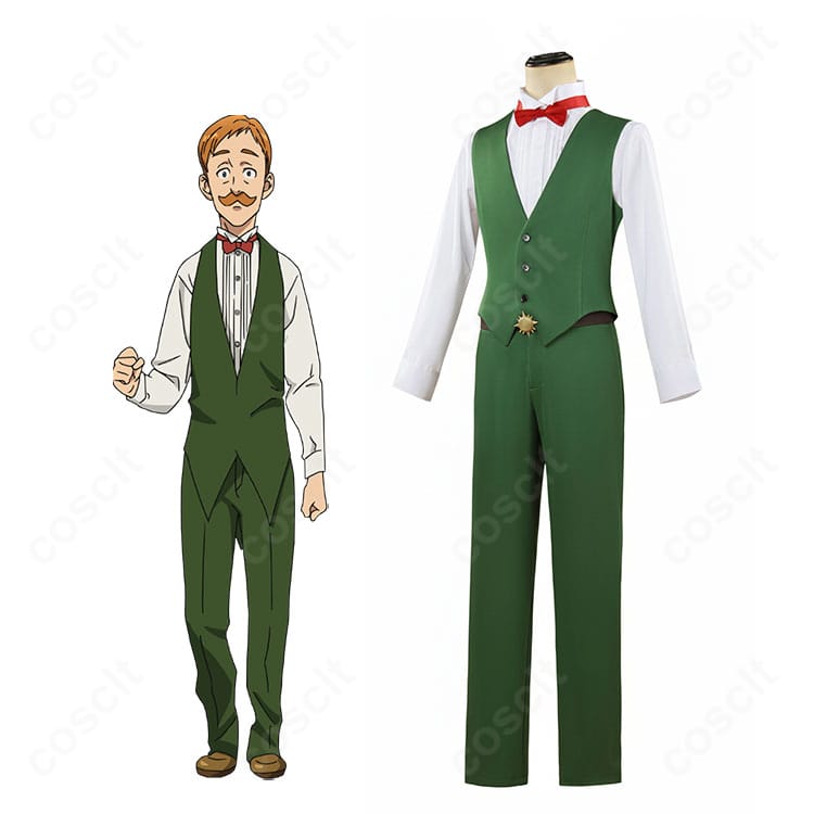 七つの大罪 戒めの復活 エスカノール 傲慢の罪(ライオン・シン)コスプレ衣装 着用イメージ 人物と衣装全体