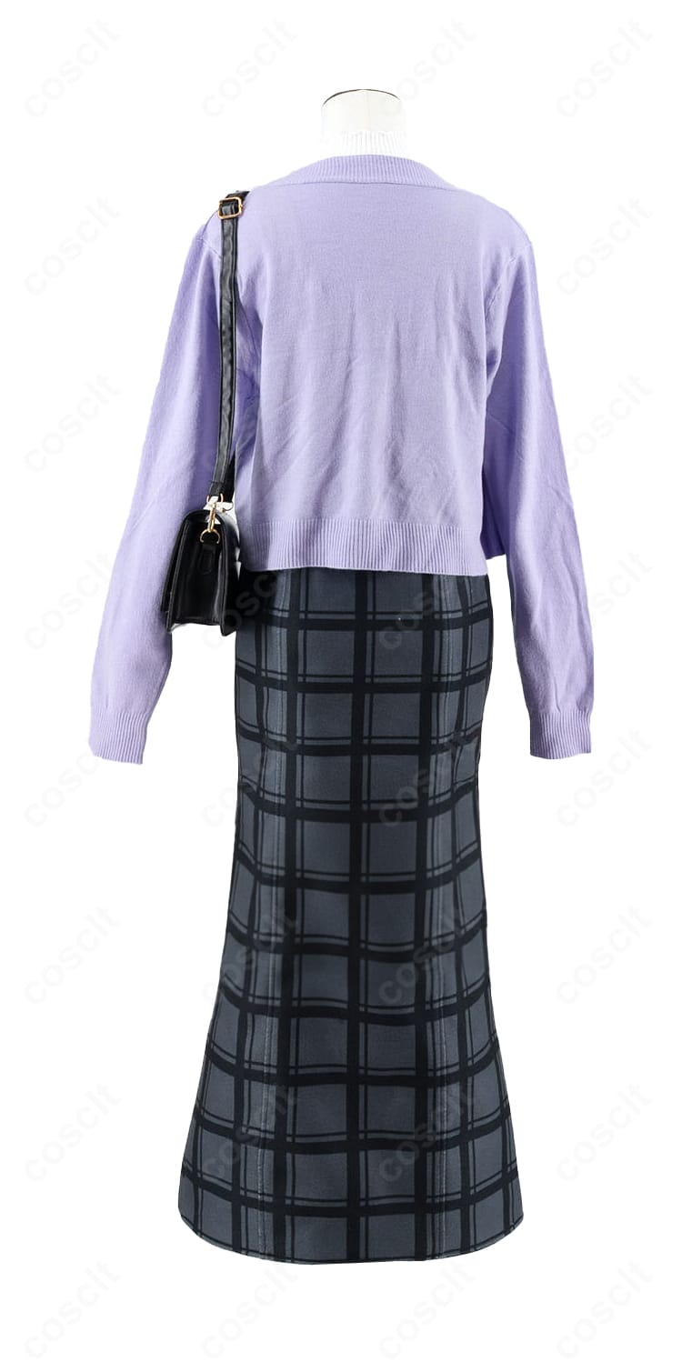 プロセカ 朝比奈まふゆ コスプレ衣装 背面スタイル｜ニコニコ超会議2025 イベント衣装・細部までチェック