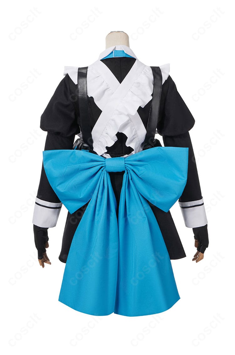 ブルーアーカイブ 飛鳥馬トキ メイド服 コスプレ衣装 背面デザイン|背部リボンとシルエットをチェック