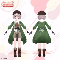 あおぎり高校 石狩あかり 公式VRChat衣装 コスプレ衣装 オーダーメイド対応 - 1枚目の画像（サムネイル）