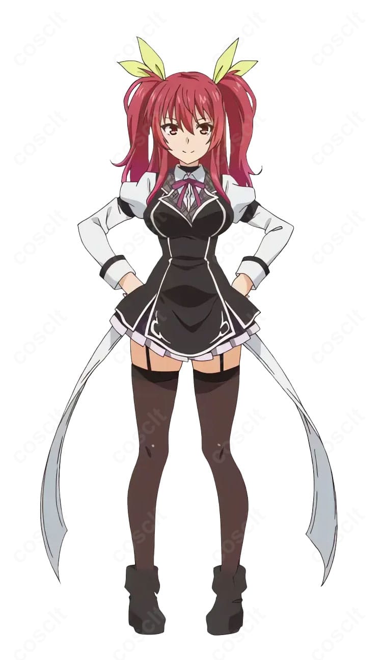 ステラ・ヴァーミリオン 破軍学園女子制服 コスプレ衣装 正面全身画像|落第騎士の英雄譚 キャバルリィ 忠実再現モデル