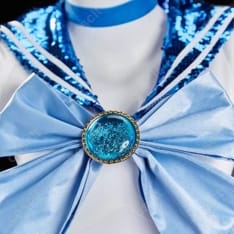 美少女戦士セーラームーン 水野亜美 セーラーマーキュリー セーラー戦士服 コスプレ衣装 - 4枚目の画像（サムネイル）