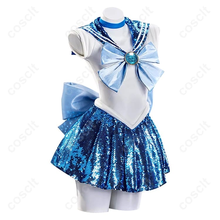美少女戦士セーラームーン 水野亜美 セーラーマーキュリー セーラー戦士服 コスプレ衣装 - 2枚目の画像