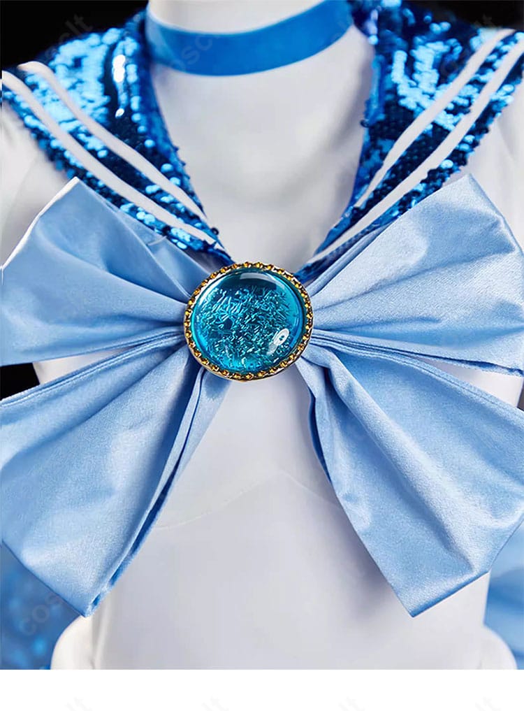 水野亜美 コスプレ衣装 蝴蝶リボン装飾細部｜胸元リボンの質感と造形をチェック