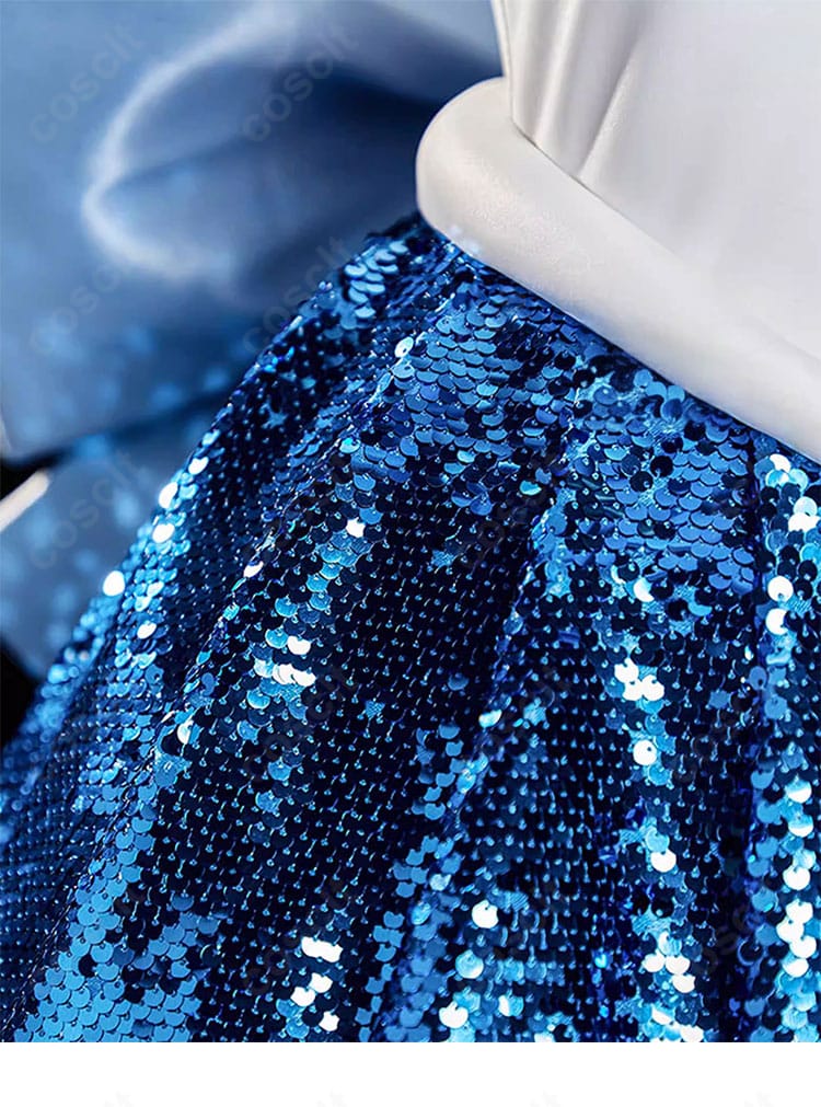 セーラーマーキュリー セーラー戦士服 スカート裾装飾｜動きのある裙摆デザイン