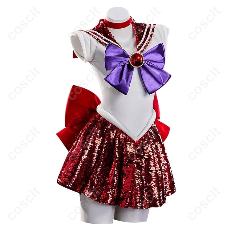 美少女戦士セーラームーン 火野レイ（セーラーマーズ）戦闘用セーラー服 コスプレ衣装 - 2枚目の画像