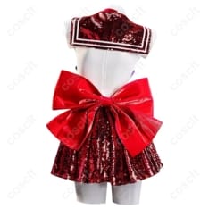 美少女戦士セーラームーン 火野レイ（セーラーマーズ）戦闘用セーラー服 コスプレ衣装 - 3枚目の画像（サムネイル）