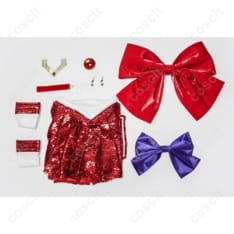 美少女戦士セーラームーン 火野レイ（セーラーマーズ）戦闘用セーラー服 コスプレ衣装 - 6枚目の画像（サムネイル）