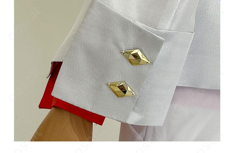 原神 タルタリヤ 原神FES コスプレ衣装 袖口ボタン装飾アップ