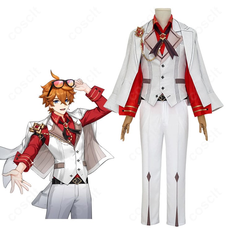 原神 タルタリヤ（公子／Childe）原神FES フェス衣装 コスプレ衣装 人物着用イメージと全体スタイル