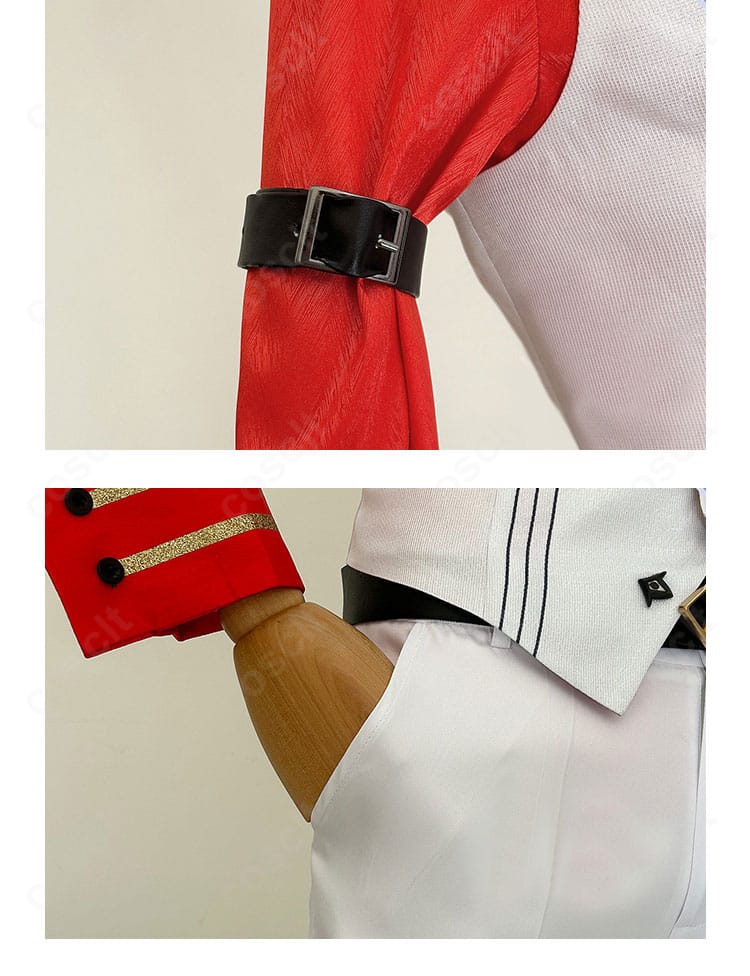 原神 タルタリヤ コスプレ フェス衣装 衣袖と衣袋装飾細部 高完成度