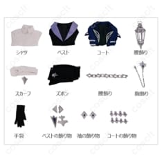 原神 フリンズ 原神FES フェス衣装 コスプレ衣装 紳士風ライトキーパー【COSCLT】 - 6枚目の画像（サムネイル）