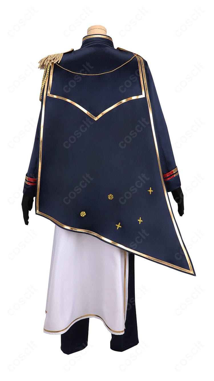 にじさんじ セラフ・ダズルガーデン 5周年 共通衣装 コスプレ衣装 背面｜マントや腰布のディテールまで確認可能