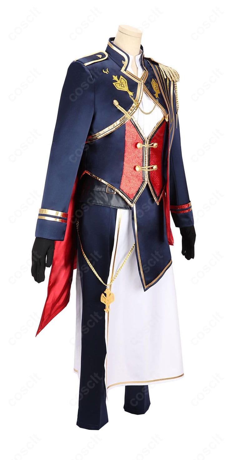 にじさんじ セラフ・ダズルガーデン 共通衣装 コスプレ衣装 側面｜シルエットとレイヤード感が映える公式風デザイン