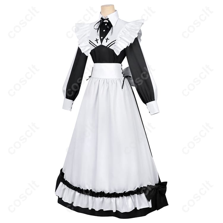 死亡遊戯で飯を食う。幽鬼（ユウキ）メイド服コスプレ衣装｜GHOST HOUSE再現 - 2枚目の画像