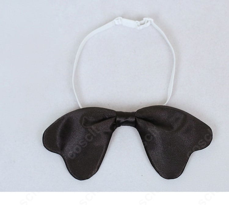 グリ コスプレ衣装 黒色リボン単体アップ｜コーディネートの要となるパーツ