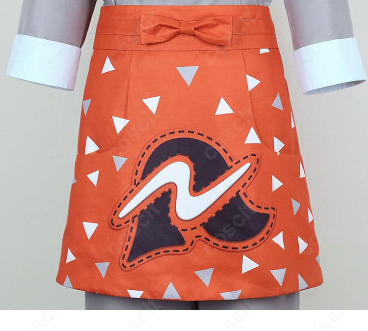 グリ コスプレ衣装 囲裙（エプロン）装飾詳細｜ヌーヴォカフェ風デザイン