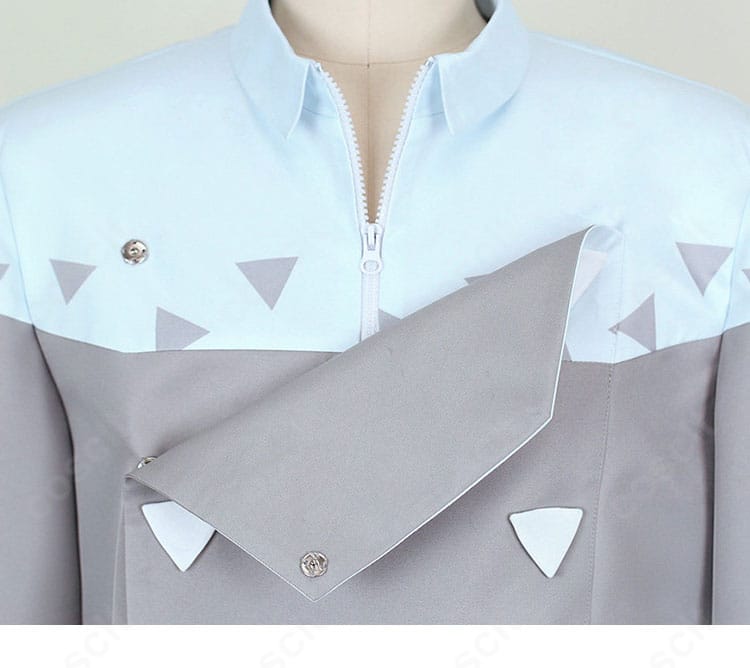 グリ コスプレ衣装 門襟・襟元デザイン詳細｜イベント撮影にも映える仕上がり