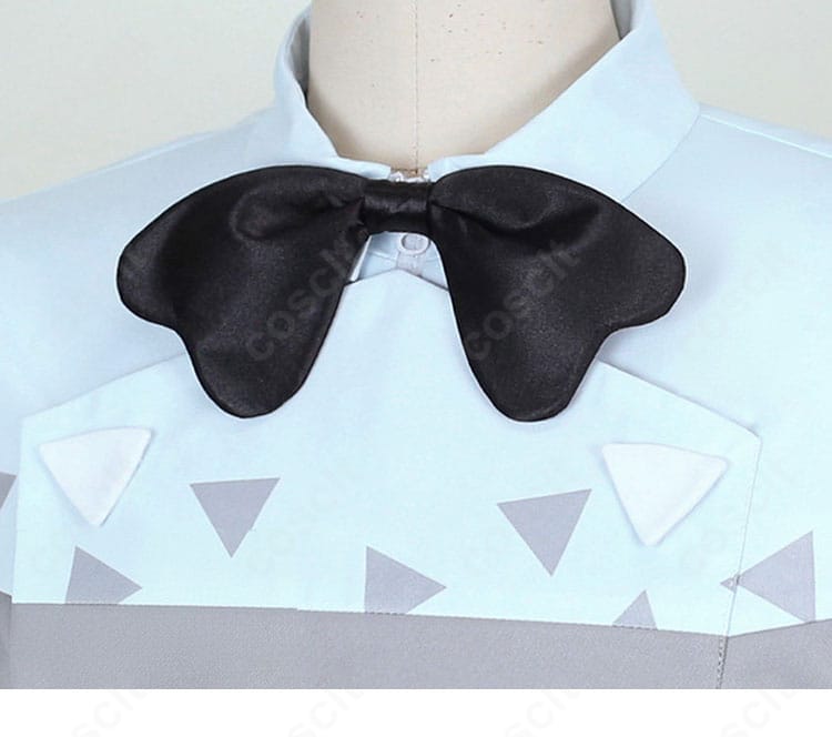 グリ コスプレ衣装 黒色リボン装飾アップ｜Grishamらしい控えめアクセント