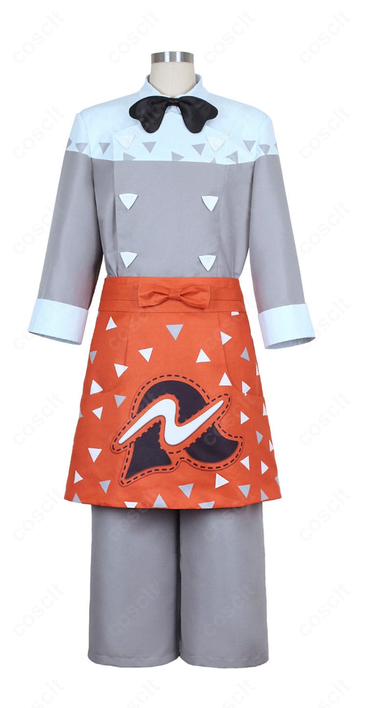 ポケモンレジェンズZ-A グリ コスプレ衣装 正面全体図｜フレア団ヌーヴォ風デザイン