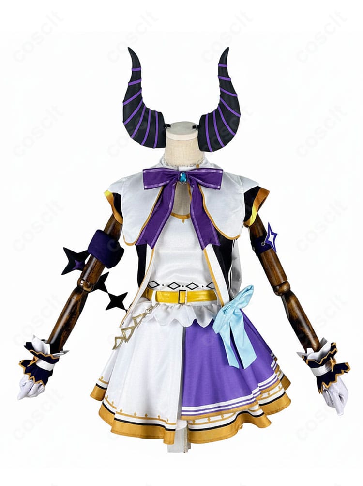 ホロライブ ラプラス・ダークネス アイドル衣装 コスプレ衣装 正面全体図 シルエットと配色をチェック