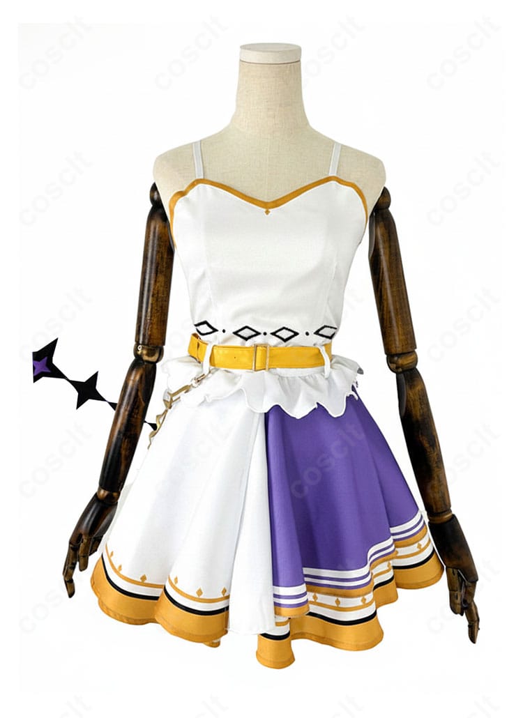 ラプラス・ダークネス アイドル衣装 コスプレ スカート正面装飾 全体デザインとボリューム感