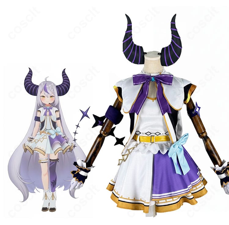 ホロライブ ラプラス・ダークネス アイドル衣装 コスプレ衣装 キャラクター着用イメージ 全体デザインが分かる一枚
