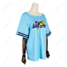 hololive 水宮枢 Tシャツ私服 コスプレ衣装 カジュアル再現・送料無料｜COSCLT - 2枚目の画像（サムネイル）