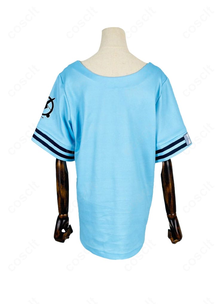 hololive 水宮枢 Tシャツ私服 コスプレ衣装 背面デザイン｜後ろ姿までかわいい仕上がり